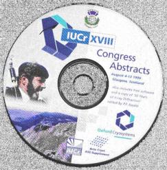  IUCrXVIII CD ROM