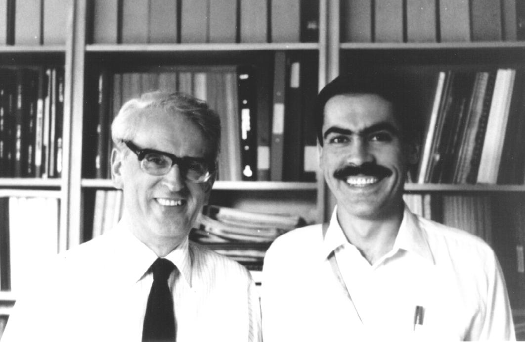 David Phillips and the author in 1987